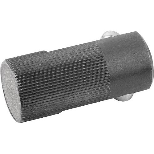 KIPP K0374.622 LATERAL SPRING PLUNGER SPRING FORCE, DOUBLE SIDED, D=22 L=45, FORM:D, FREE-CUTTING STEEL, COMP:STEEL Online