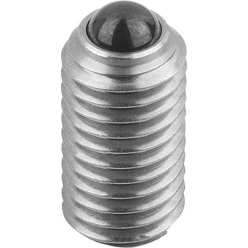 KIPP K0609.05 SPRING PLUNGER SPRING FORCE D=M05 L=12, STAINLESS STEEL, COMP:BALL CERAMIC Sale