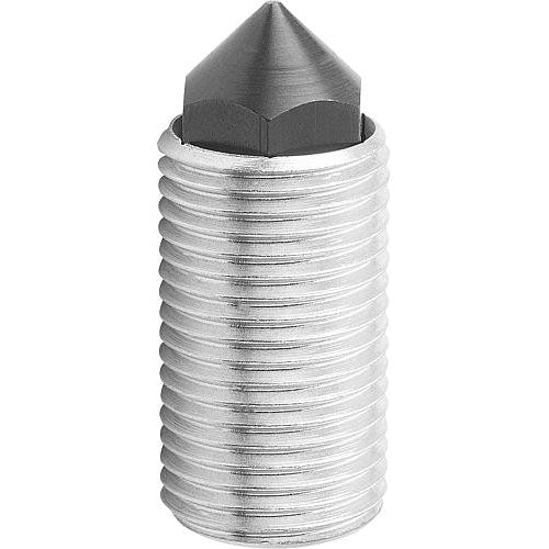 KIPP K0977.3116 SPRING PUSH-PULL PLUNGER SPRING FORCE, WITH ROTATION LOCK D=M16X1,5 L=28, FORM:K, STEEL, COMP:PIN STEEL Online now