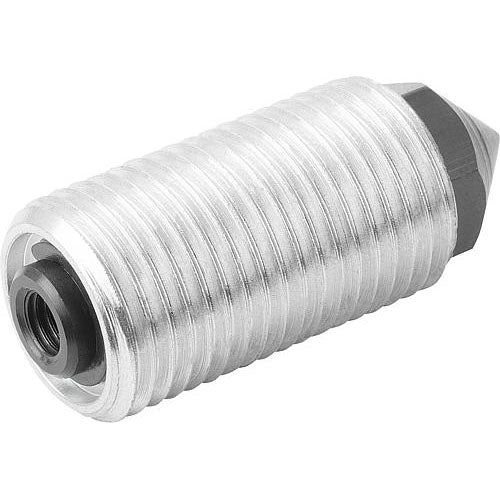 KIPP K0977.3116 SPRING PUSH-PULL PLUNGER SPRING FORCE, WITH ROTATION LOCK D=M16X1,5 L=28, FORM:K, STEEL, COMP:PIN STEEL Online now
