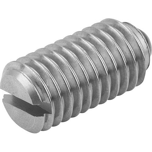 KIPP K0609.06 SPRING PLUNGER SPRING FORCE D=M06 L=14, STAINLESS STEEL, COMP:BALL CERAMIC Discount