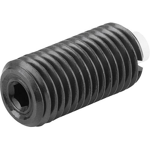 KIPP K1372.05 SPRING PLUNGER STANDARD SPRING FORCE D=M05 L=18 STEEL, FLAT, COMP:PIN POM Online Sale