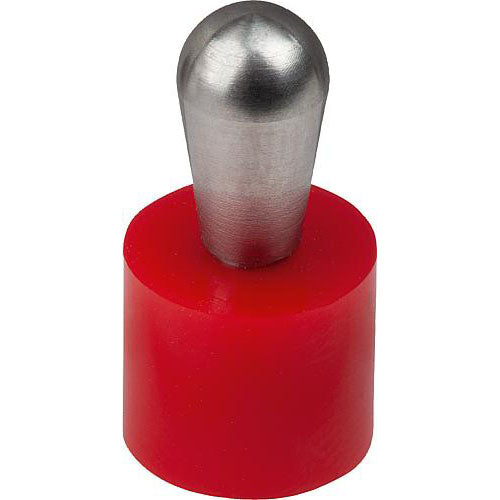 KIPP K1733.210307 LATERAL SPRING PLUNGER STANDARD SPRING FORCE D=6, D2=5,9, L1=3,7, PLASTIC RED, DIFFERENT PIN FORM, COMP:STAINLESS Online Hot Sale