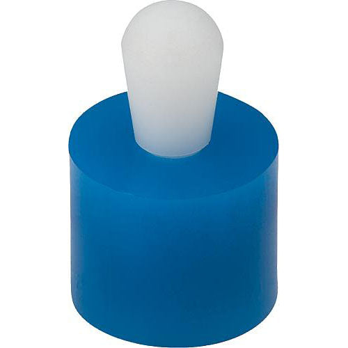 KIPP K1733.120609 LATERAL SPRING PLUNGER LIGHT SPRING FORCE D=10, D2=9,9, L1=10,3, PLASTIC BLUE, COMP:POM, L=9, D1=6 Online Sale