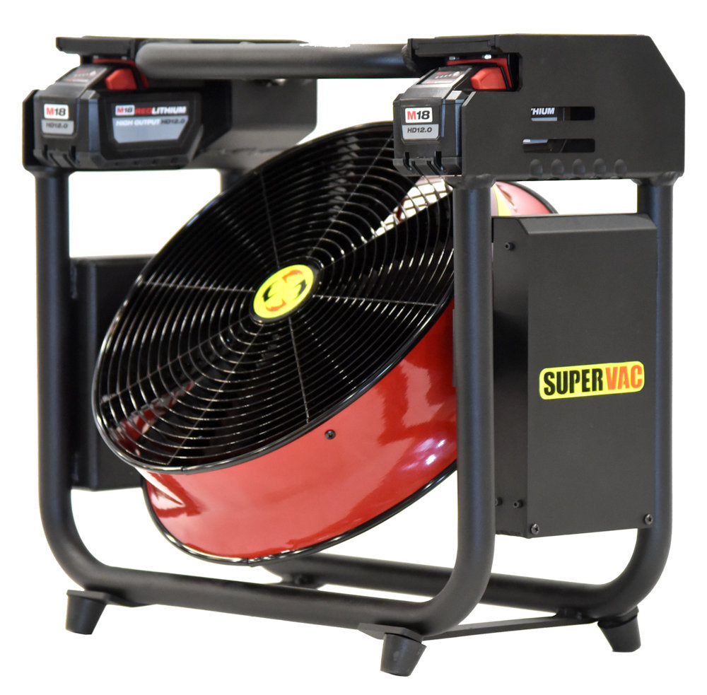 Super Vac V16-BL 16″ Milwaukee Battery Powered Positive Pressure Ventilator on Sale