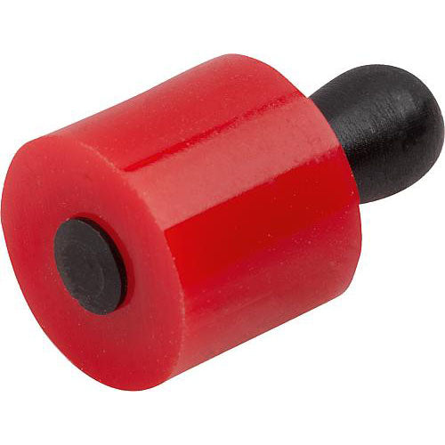 KIPP K1733.200509 LATERAL SPRING PLUNGER STANDARD SPRING FORCE D=10, D2=9,9, L1=7,3, PLASTIC RED, COMP:STEEL, L=9, D1=5 Online Sale