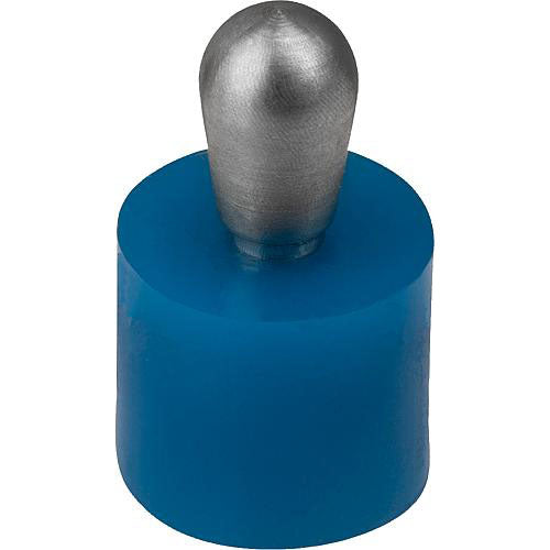 KIPP K1733.110409 LATERAL SPRING PLUNGER LIGHT SPRING FORCE D=8, D2=7,9, L1=5,2, PLASTIC BLUE, COMP:STAINLESS STEEL, L=9, D1=4 Online Hot Sale