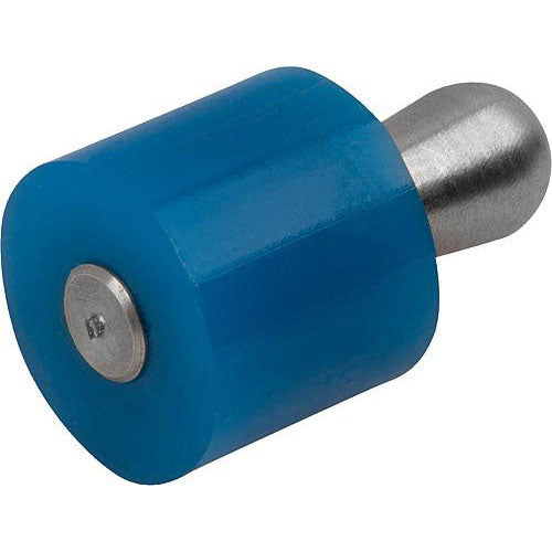 KIPP K1733.110409 LATERAL SPRING PLUNGER LIGHT SPRING FORCE D=8, D2=7,9, L1=5,2, PLASTIC BLUE, COMP:STAINLESS STEEL, L=9, D1=4 Online Hot Sale