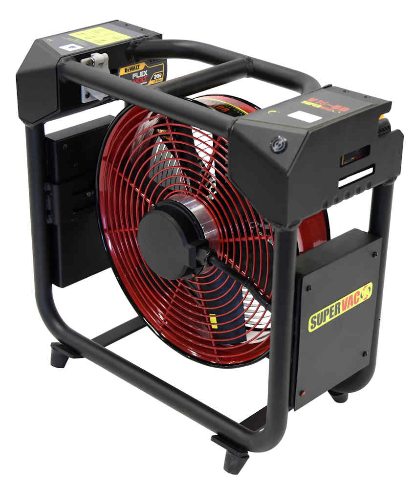 Super Vac V16-BD 16″ DeWalt Battery Powered Positive Pressure Ventilator Discount