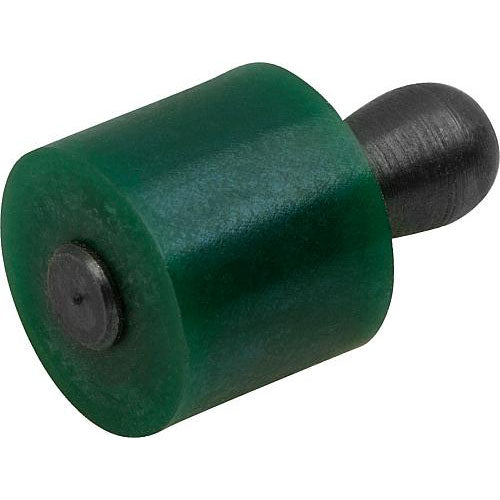 KIPP K1733.300813 LATERAL SPRING PLUNGER INTENSIFIED SPRING FORCE D=12, D2=11,9, L1=13,3, PLASTIC GREEN, COMP:STEEL, L=13, D1=8 on Sale
