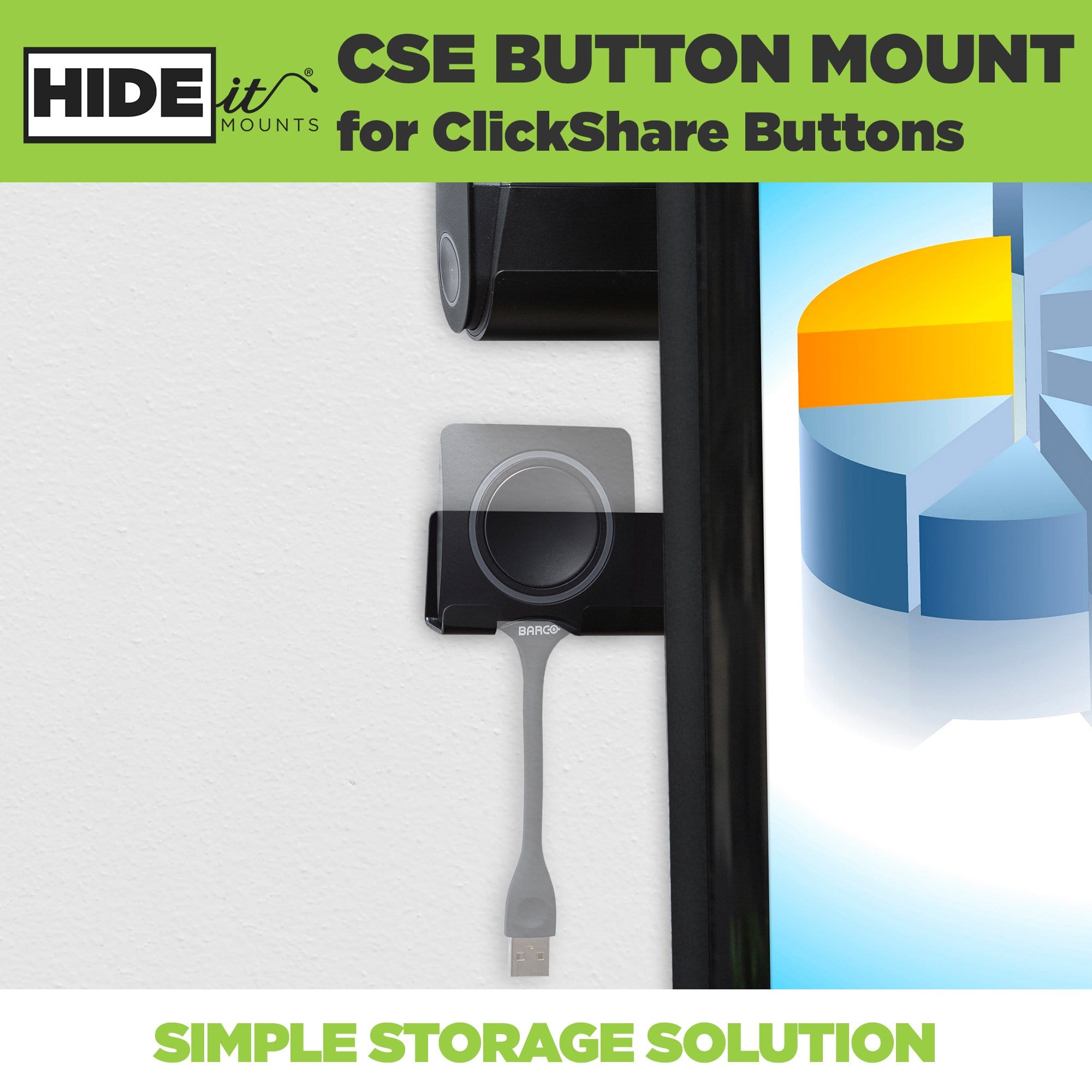 HIDEit CSE Button | ClickShare Button Mount on Sale