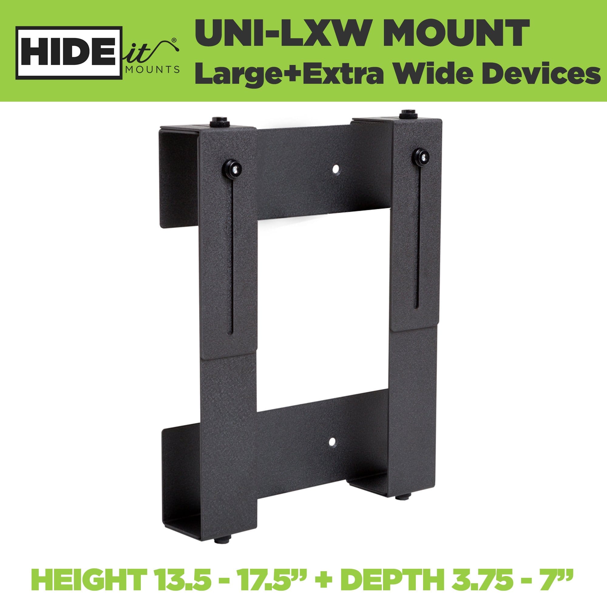 HIDEit Uni-LXW | Adjustable Large Extra-Wide PC Mount Fashion