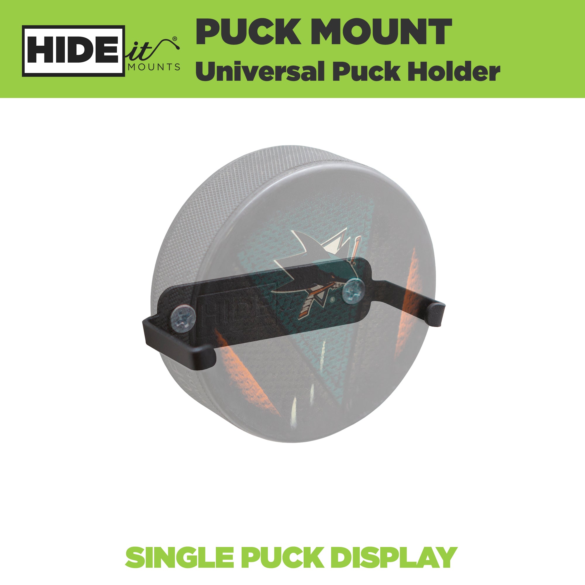 HIDEit Puck | Universal Hockey Puck Wall Mount – 3 Pack Sale
