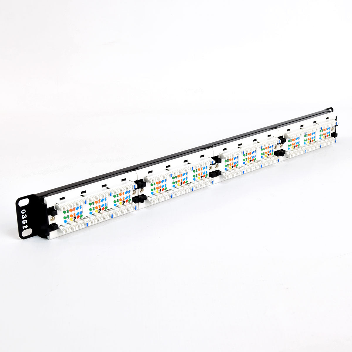 ICC ICMPP024U6 Telephone Patch Panel, 24 Port RJ-11 1U USOC Voice on Sale