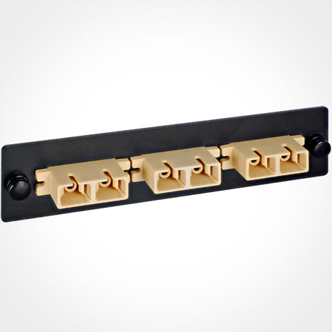 ICC ICFOPS16BK SC Fiber Optic Adapter Panel – 3 Duplex Metal Discount