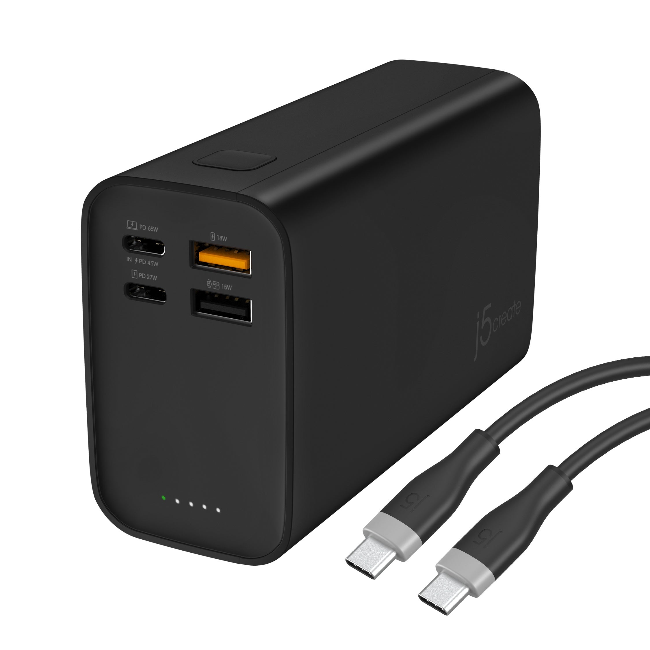 j5create 26800mAh PD 65W 4-Port Power Bank, JPB26465 Online
