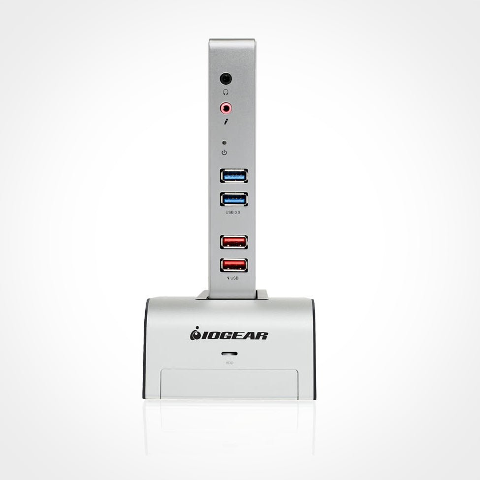 IOGEAR met(AL) Vault Dock USB 3.0 Docking Station with Built-in Backup Drive Enclosure Discount