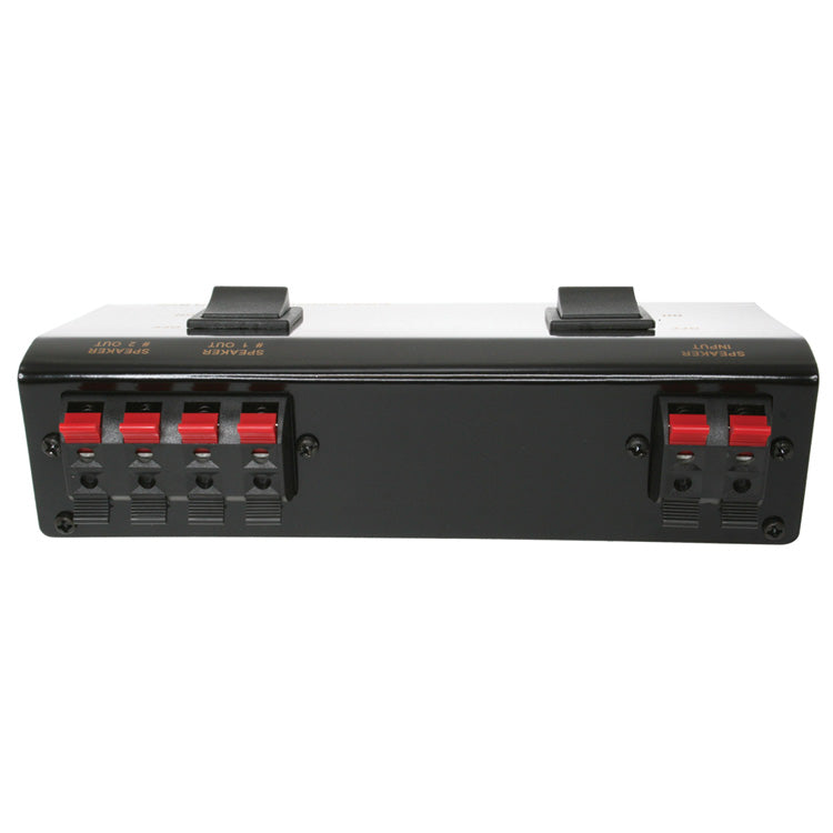 2-Way (1×2) Stereo Speaker Switch Box – Terminal Type on Sale