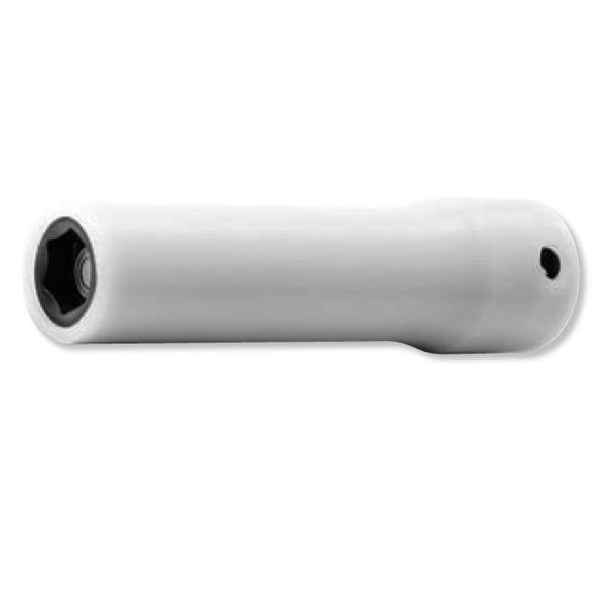 Ko-ken 13300G-17FR 3/8 Sq. Dr. Socket with Plastic Protector  17mm 6 point Length 80mm Slide Magnet Turnable POM cover Online Sale