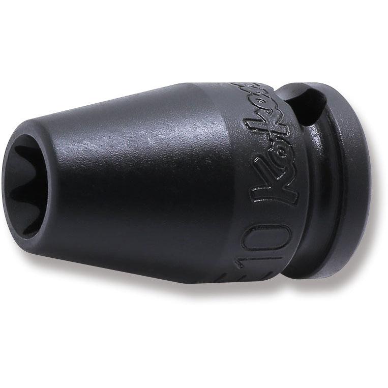 Ko-ken 13425EG-E10 3/8 Sq. Dr. Socket TORX E10  Length 32mm Magnet Fashion