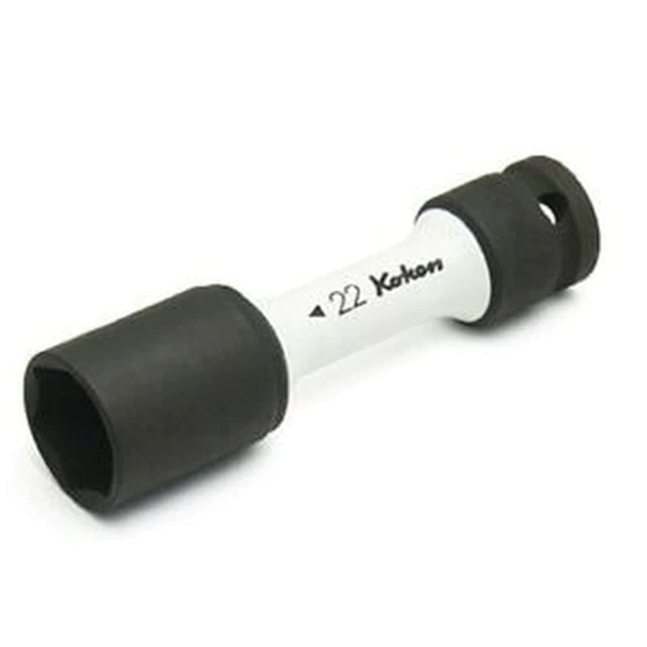 Ko-ken 14145PM.110-22 1/2 Sq. Dr. Wheel Nut Socket  22mm Extra Thin walled Length 110mm Color coded Protector Supply