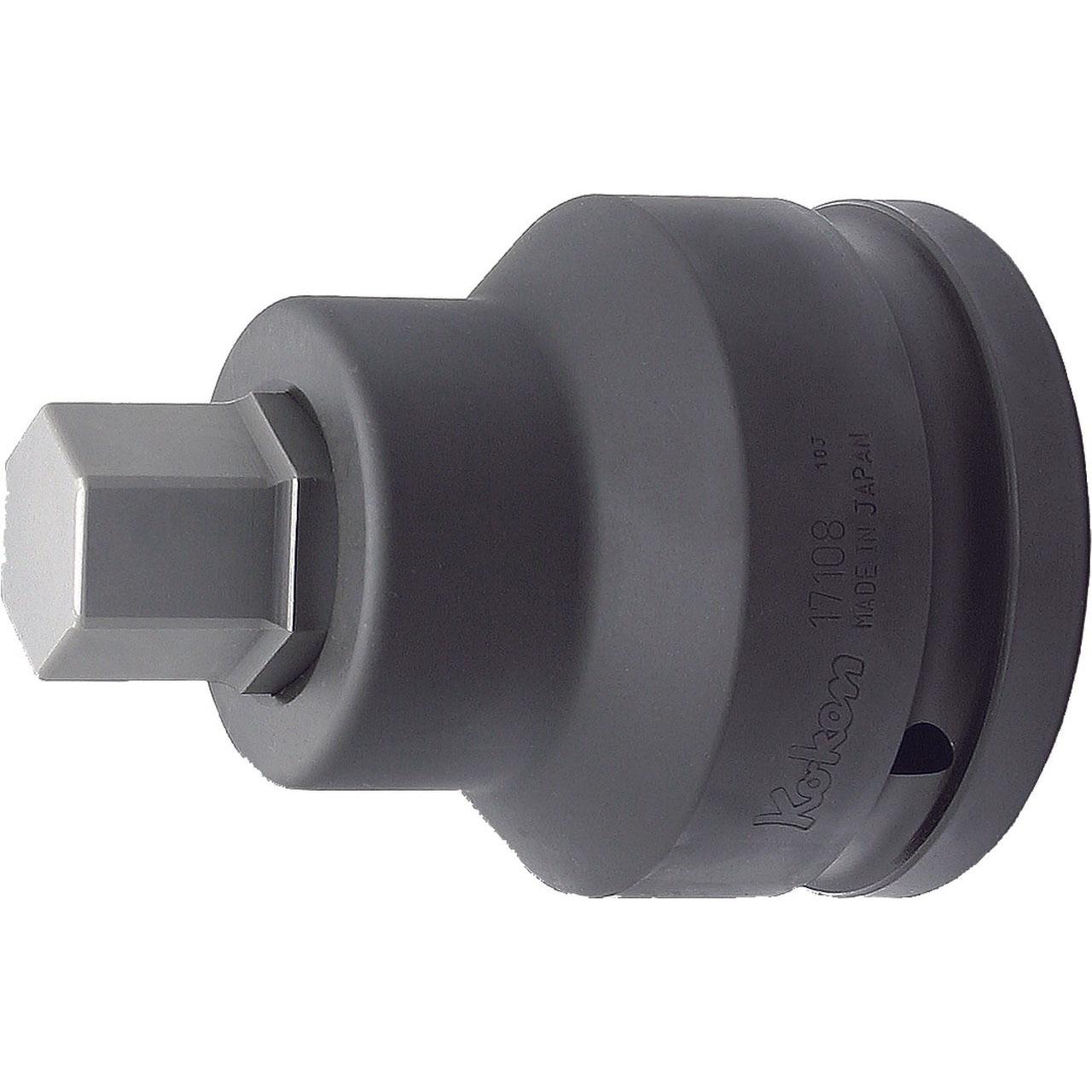 Ko-ken 17108.32-19 1.1/2 Sq. Dr. Bit Socket  19mm Hex Length 115mm on Sale