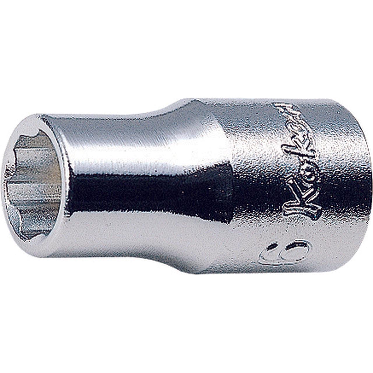 Ko-ken 2410M-7 1/4 Sq. Dr. Socket  7mm Surface Length 22mm Supply