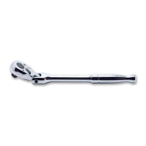 Ko-ken 2774P 1/4 Sq. Dr. Ratchet Handle  20 teeth  Length 161mm Flexible Head Polished Handle Online now