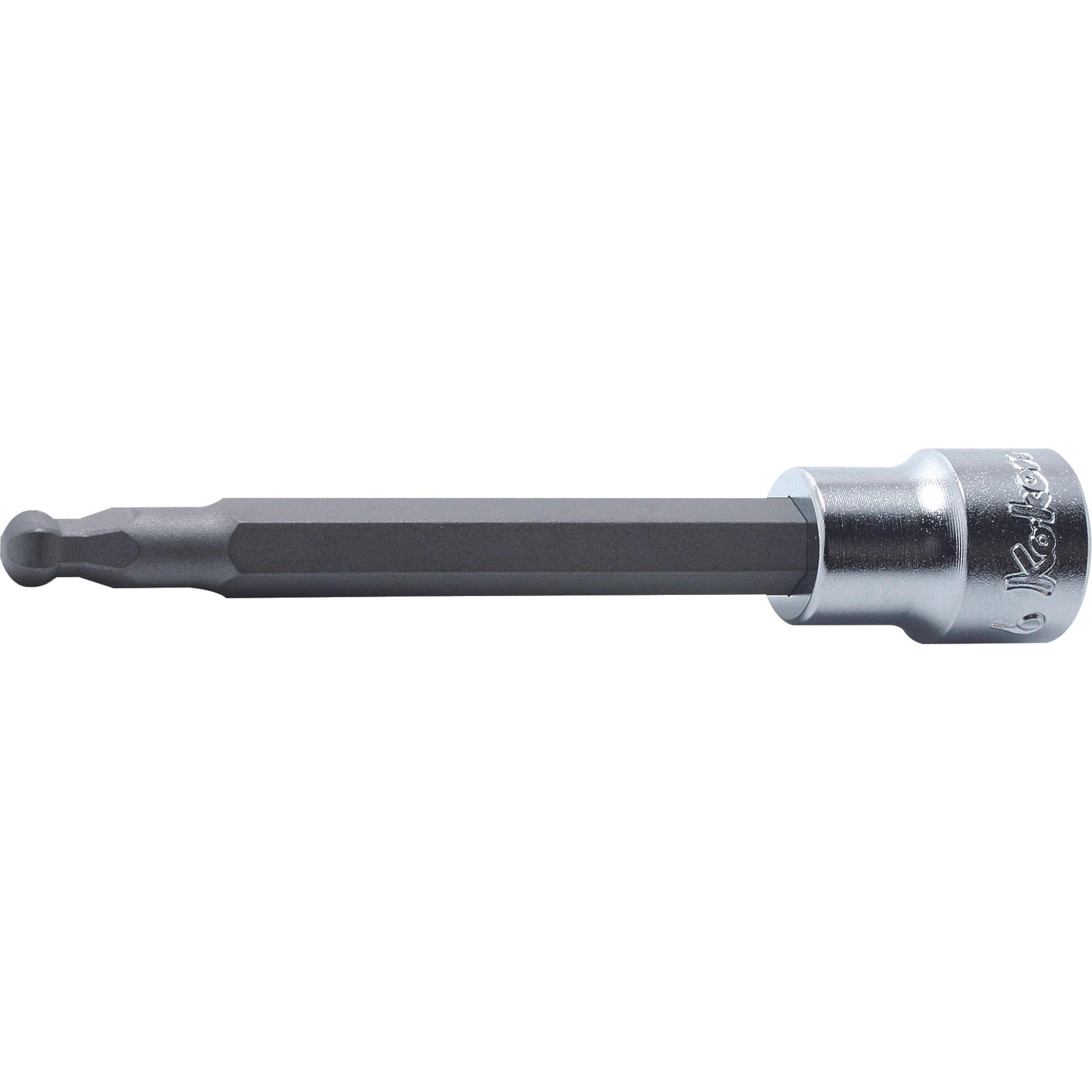 Ko-ken 3011M.120-3 3/8 Sq. Dr. Bit Socket  3mm Ballpoint Hex Length 120mm Hot on Sale