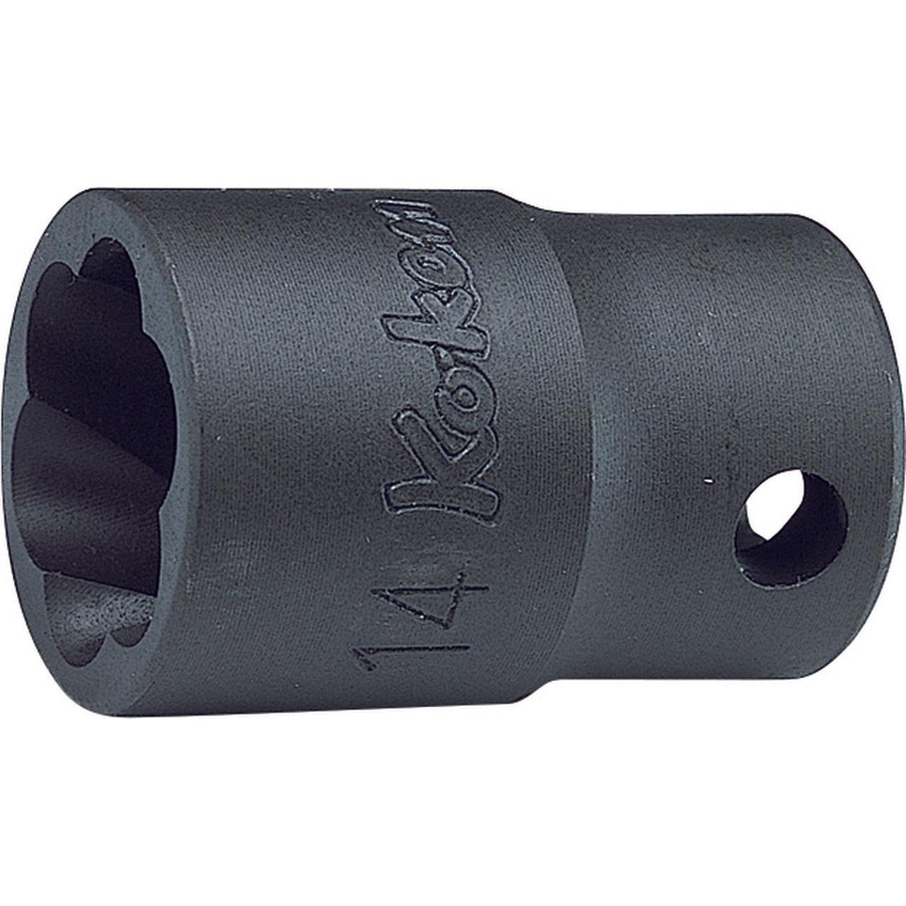Ko-ken 3127-10 3/8 Sq. Dr. Nut Twister  10mm  Length 32mm Supply