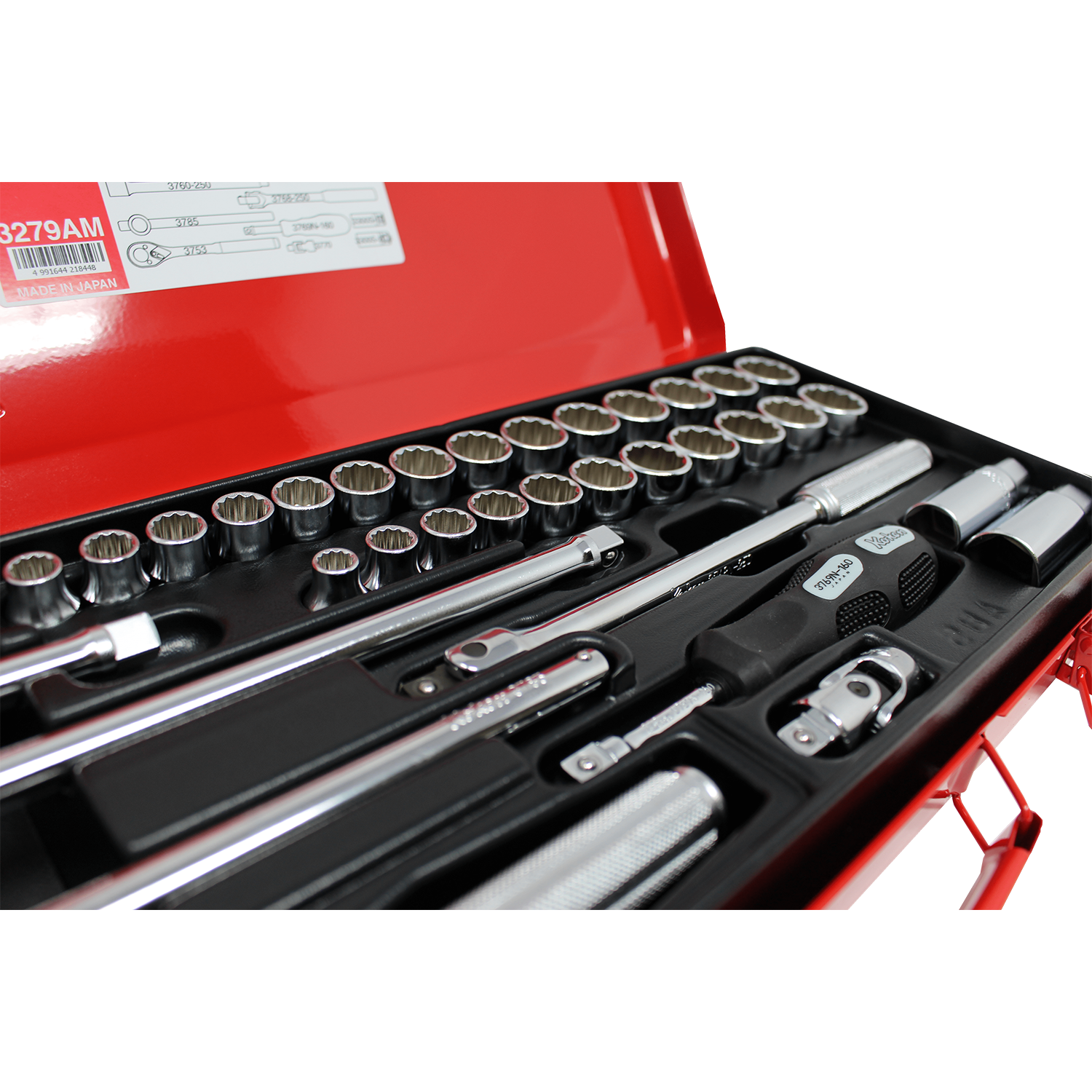 Ko-ken 3279AM 3/8 Sq. Dr. Socket set   12 point   35 pieces Online Sale
