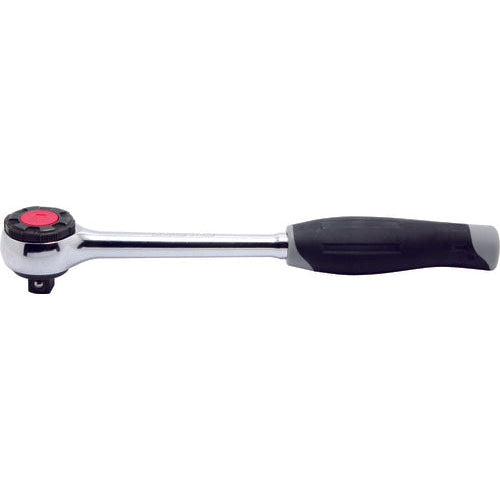 Ko-ken 3752J 3/8 Sq. Dr. Ratchet Handle  45 teeth  Length 200mm  Plastic Handle Discount