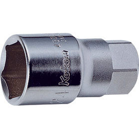 Ko-ken 4300H-24 1/2 Sq. Dr. Socket  24mm 6 point Length 57mm For Oil pressure switch Supply