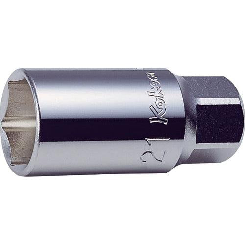 Ko-ken 4300M-21(L60) 1/2 Sq. Dr. Wheel Nut Socket  21mm 6 point Length 60mm Online Hot Sale