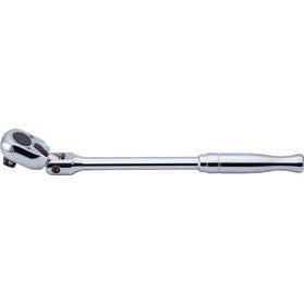 Ko-ken 4774P 1/2 Sq. Dr. Ratchet Handle  24 teeth Flexible Head Length 330mm  Polished Handle Online now