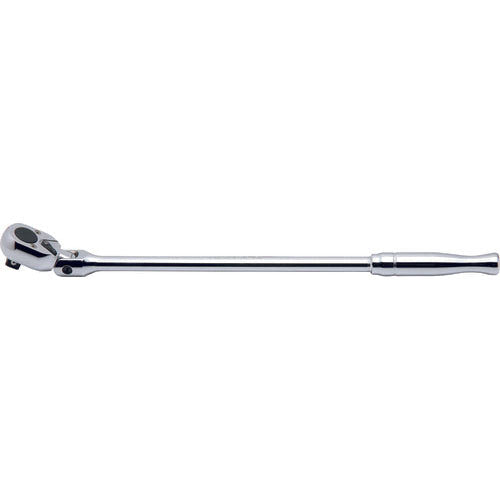 Ko-ken 4774P-450 1/2 Sq. Dr. Ratchet Handle  24 teeth Flexible Head Length 450mm  Polished Handle on Sale
