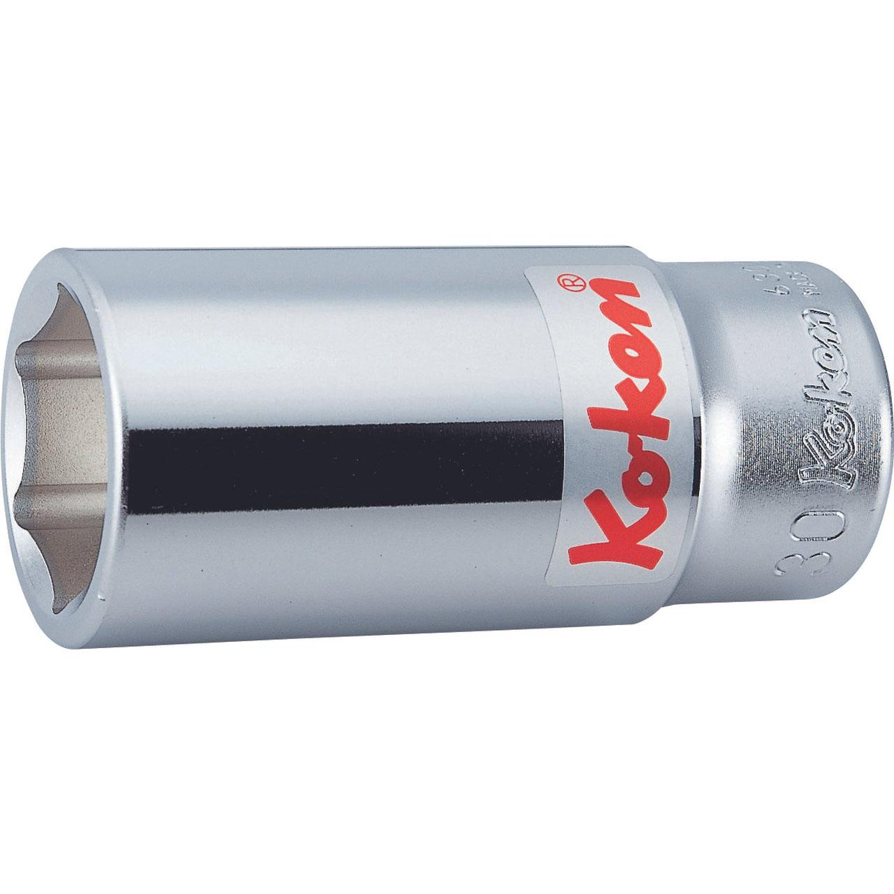 Ko-ken 6300M-19 3/4 Sq. Dr. Socket  19mm 6 point Length 90mm Supply