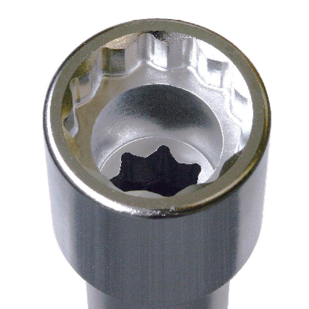 Ko-ken 8102M.400-32 1 Sq. Dr. Extra Long Wheel Nut Socket  32mm 6 point Length 400mm Online Sale