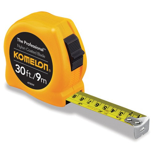 Komelon MZ554930IM 1"WX30’/9M L YELLOW TAPE MEASURE on Sale