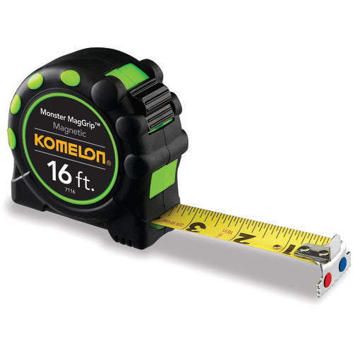 Komelon MZ557116 1"WX16′ L BLACK/GREEN TAPE MEASURE Online Sale