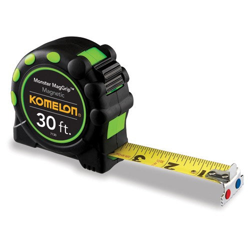 Komelon MZ557130 1"WX30′ L BLACK/GREEN TAPE MEASURE Online