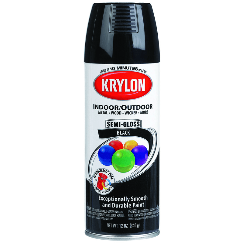 Krylon LP40K1601 16oz Gloss Black Spray Paint on Sale