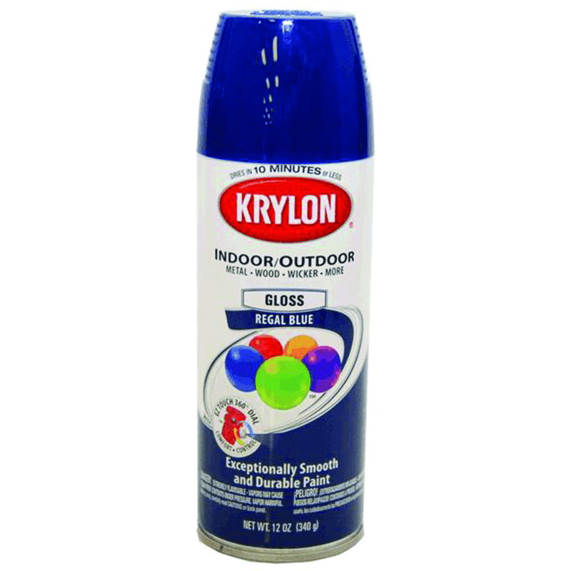 Krylon LP40K1901 16oz Regal Blue Spray Paint Fashion