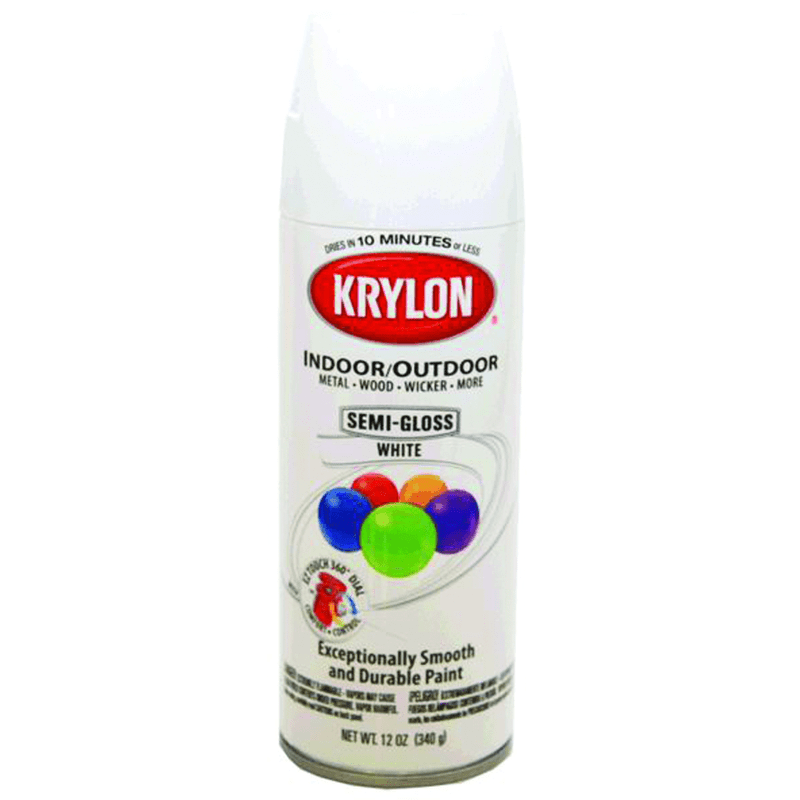 Krylon LP40K1508 16oz Semi Gloss White Paint Online Hot Sale