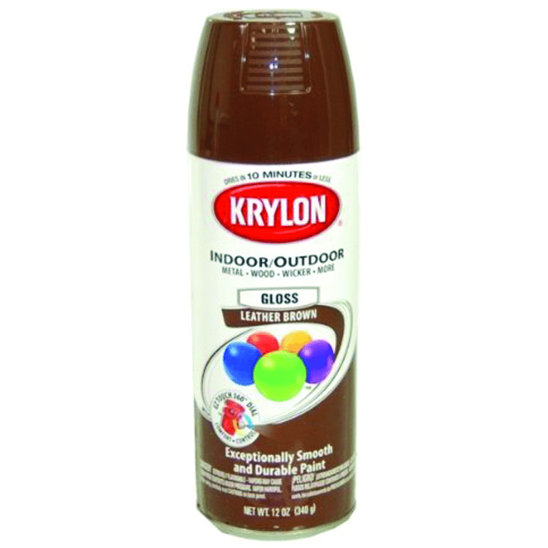 Krylon LP40K2501 16oz Leather Brown Krylon Supply
