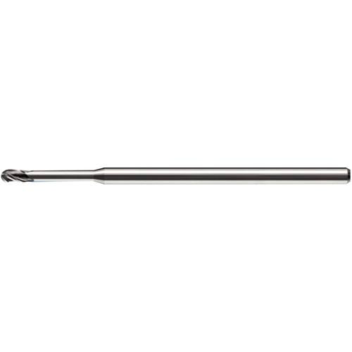 KYOCERA SGS Precision Tools DD9003877 0.08" Dia. x 1/8" Shank x 0.12" DOC x 2-1/2" OAL, Carbide TA, Spiral , 3 Flute, 30° Helix, Ballnose End Mill Fashion