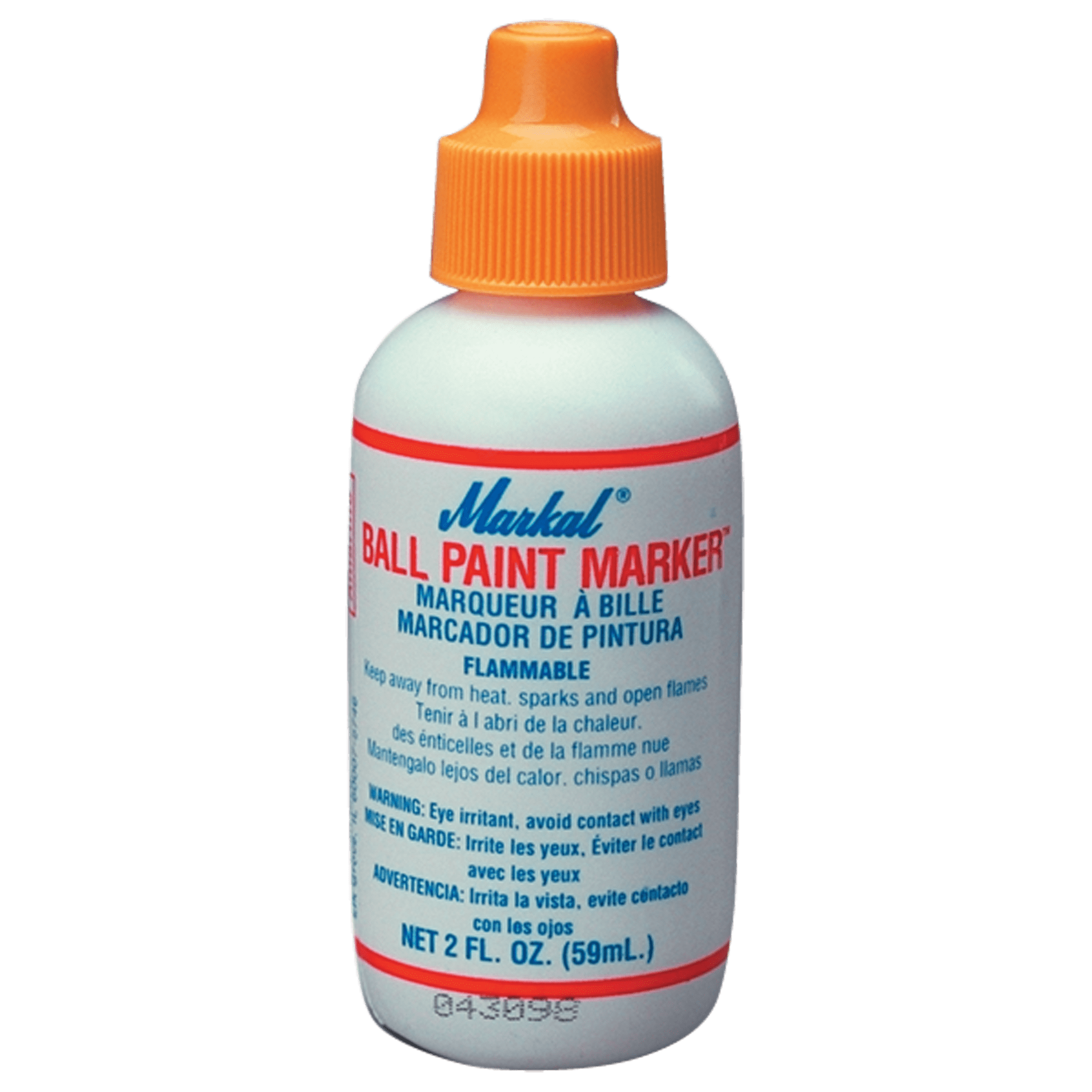 La-Co/Markal LH5284624 Ball Paint Marker – Model 84624 – Orange Supply