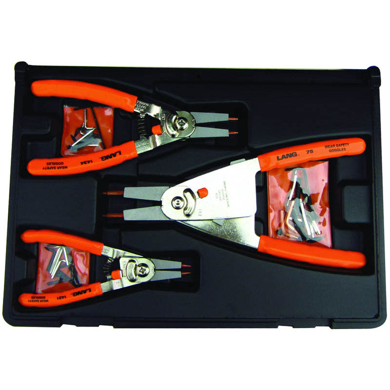 Lang KL401465 3 Pieces Tools Snap Ring Plier Kit Sale