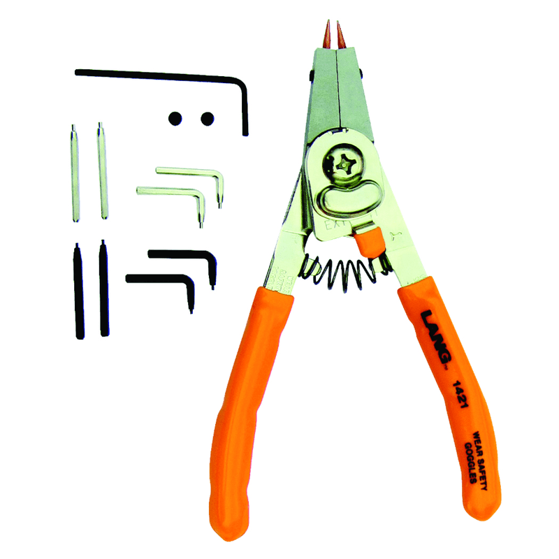 Lang KL401421 Retaining Ring Pliers – 1/8"-1" External Capacity Fashion