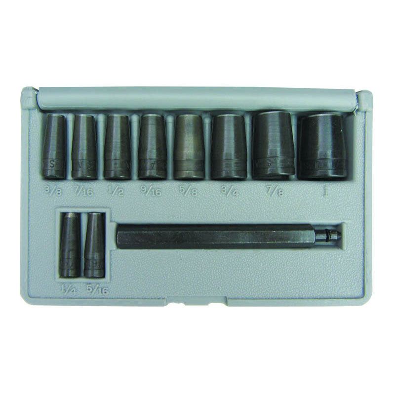 Lang KL40950 11 Pieces Gasket Hole Punch Set – Long Driving Mandrel 1/4", 5/16", 3/8", 7/16", 1/2", 9/16", 5/8", 3/4", 7/8", 1" Discount